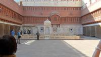 232 Bikaner - Innenhof des Junargarh Fort