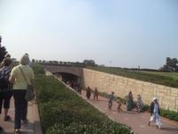 Am Rajghat in Delhi