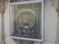 berühmter Pfauenhof im Stadtpalast Udaipur