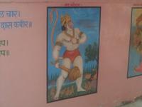 Darstellung des Gottes Hanuman