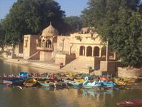 Bauten am See von Jaisalmer