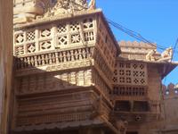 in den Straßen der Altstadt von Jaisalmer 