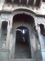 Eingang zu einem Haveli in Nawalgarh