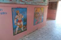 Hanuman-Shiva-Tempel während der Jeepsafari in Khejrala