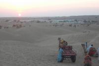 Sonnenuntergang in der Thar-Wüste