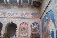 Innenhof eines Haveli in Fatehpur