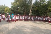 Schulkinder am Rajghat