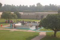 Rajghat, Ghandi-Gedenkstätte