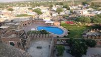 Blick von den Zinnen des Fort Khejrala