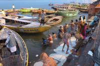Die Ghats - die Badetreppen am Ganges