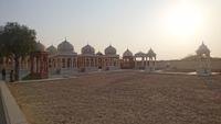 Ehrendenkmale am rande von Bikaner (Verbrennungsplätze der Herrscherfamilie von Bikaner)