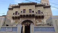 Ein Haweli-Restaurant in Mandawa