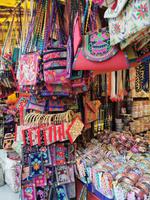 Eine Farbexplosion an einem der Stände in Pushkar