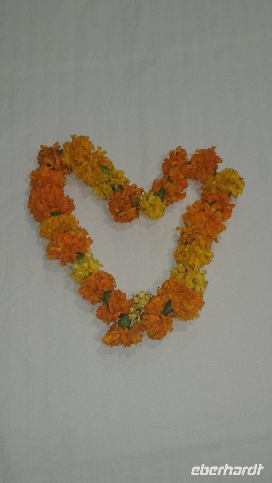 Empfangsblumenkette