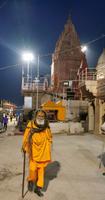 Früh morgens am Ganges ist es noch relativ ruhig, Varanasi