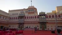 Hochzeitsvorbereitungen im Stadtpalast Jaipur