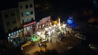 Hochzeitszug vor unserem Hotel in Agra