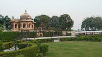 Im Garten der Café-insel Udaipur