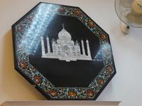 Indien, Agra, Einlegearbeiten Schau