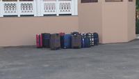 Koffer warten auf die Verladung in Bikaner