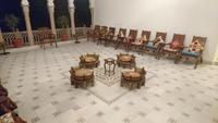 Platz zum Ausruhen im Haweli-Hotel Mandawa