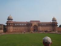 Roter Palast im Roten Fort von Agra