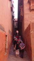 Schmaler Aufstieg im Fort Bikaner