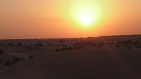 Sonnenuntergang über Sam