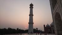 Sonnenuntergang am Taj Mahal