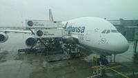Unser Airbus vor dem Start
