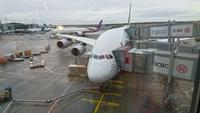 Unser Flieger zurück nach Frankfurt