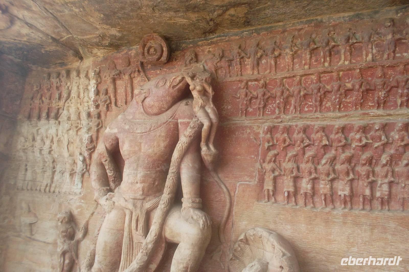 Vishnu-Inkarnation als Eber