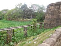 alter Wasser- und Krokodilgraben zur Befestigung des Barabati-Forts von Cuttack