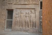 herrliche buddhistische Skulpturen in Kanheri