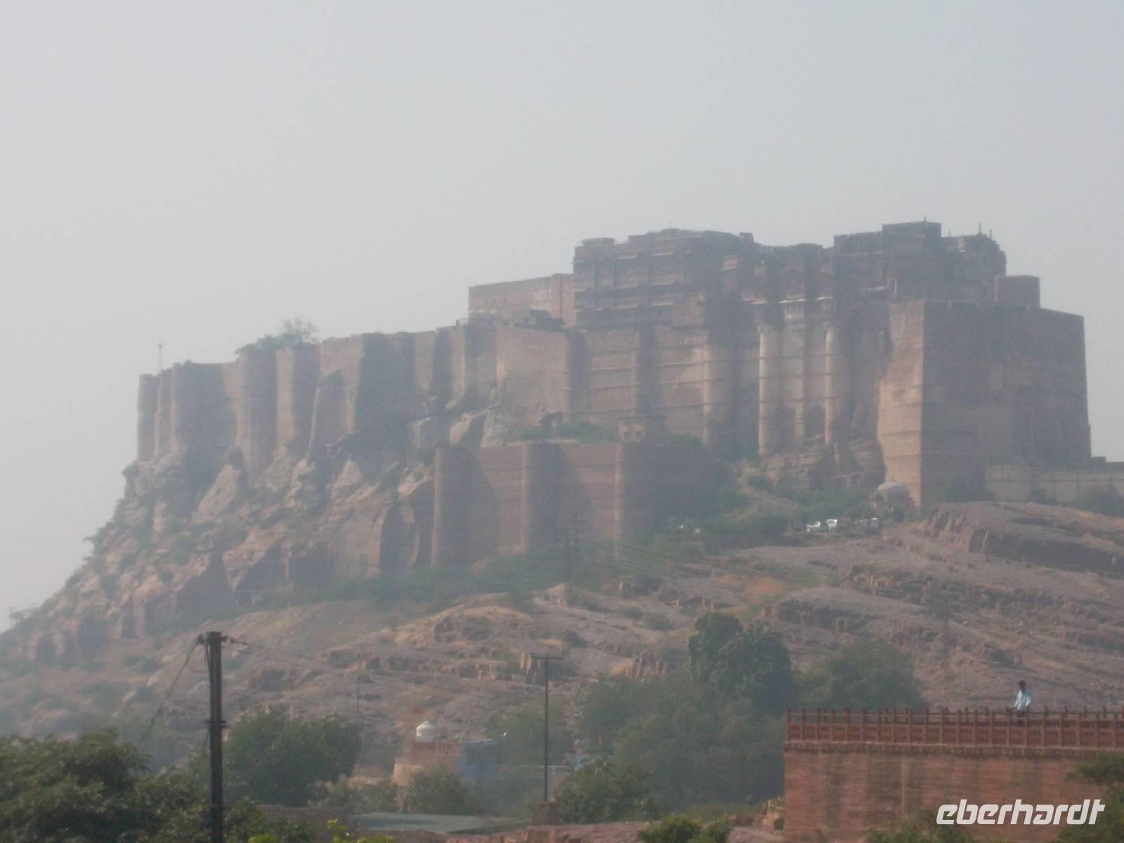 nie erobert: das Meherangarh-Fort überragt Jodhpur