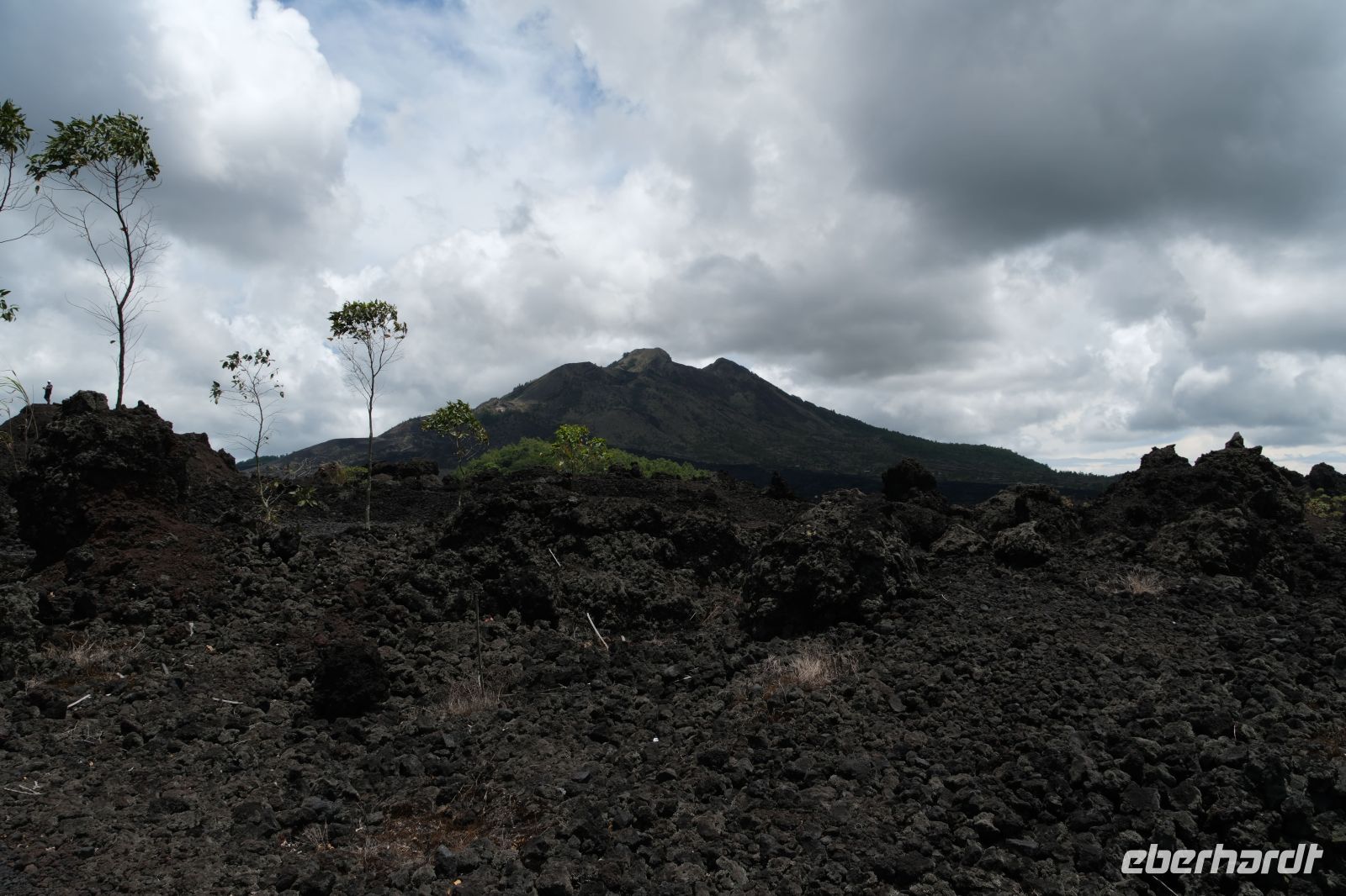 Lavagestein am Batur Vulkan auf Bali - Indonesien