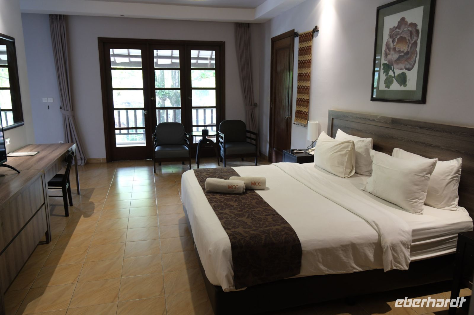 Zimmer in den Mutiara Carita Cottages - Indonesien