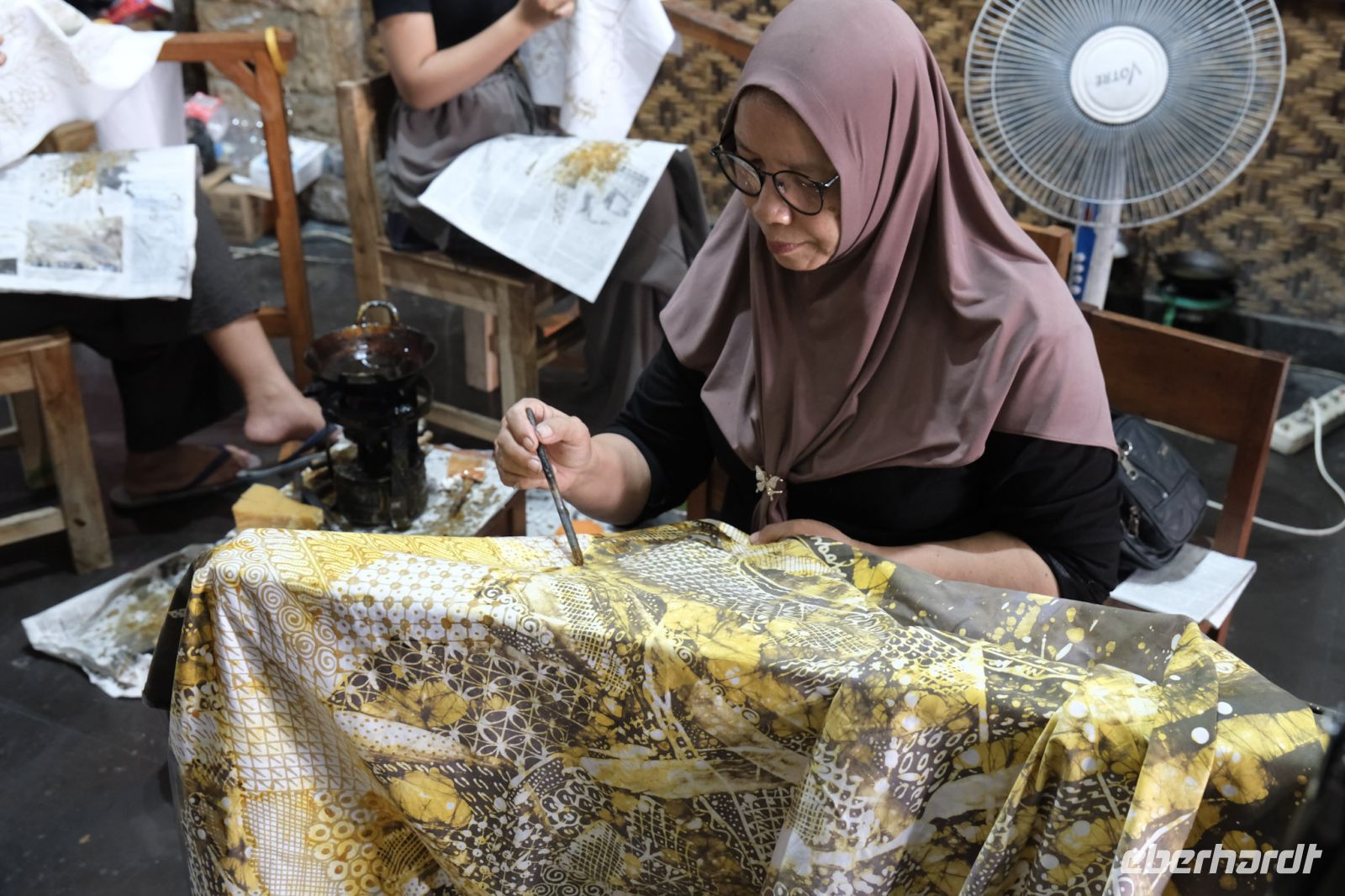 Batik-Kunst in Yogyakarta - Indonesien