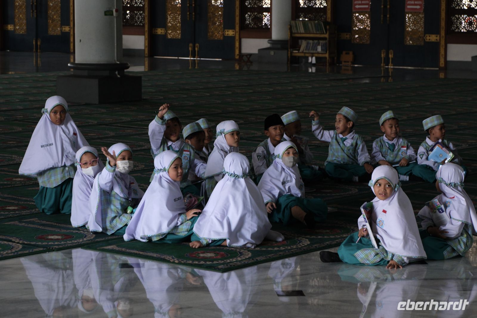 Blaue Moschee in der Nähe von Surabaya - Indonesien