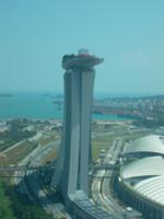 Blick aufs Marina Strand Hotel 