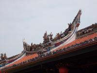 Drachendetail Chinesentempel in Malakka