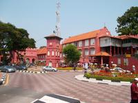 Roter Platz mit Glockenturm und Rathaus, Malakka