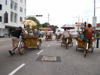 unterwegs mit der Rikschah