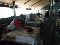 Batik ist eine Technik mit Stempeln .... 