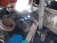 aus dem Filter läuft dreifach salzhaltiges Wasser in die Tröge, 