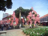 Hauptplatz des UNESCO-Zentrums in Malakka