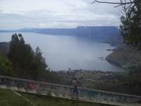 Erster Blick zum Tobasee