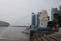 Wahrzeichen Singapurs: der Merlion