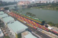 Blick auf die Formel 1 Strecke