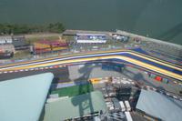 Blick auf die Formel 1 Strecke